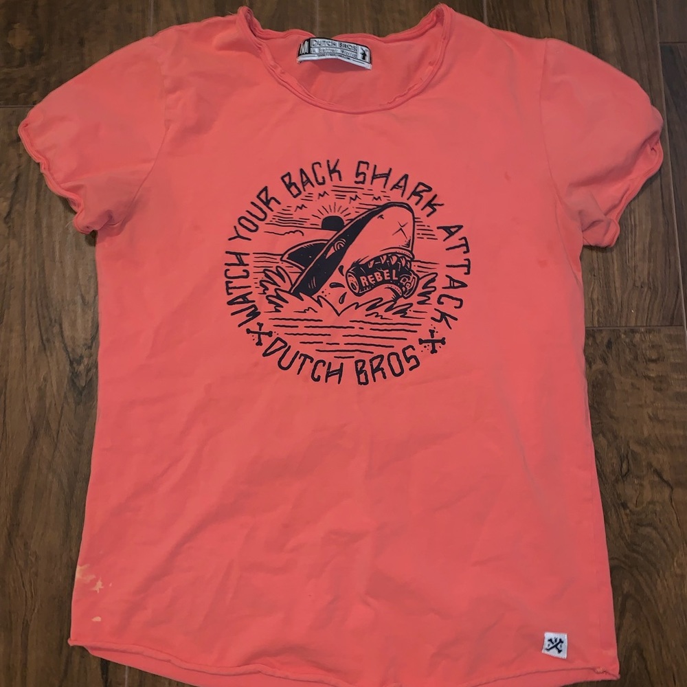 Coral Shark Attach Dutch Bros Shirt
